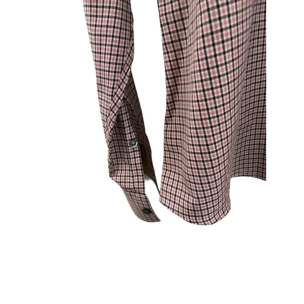 Gucci Men's Dress Shirt - Red/White - Slim Fit Size 38/15